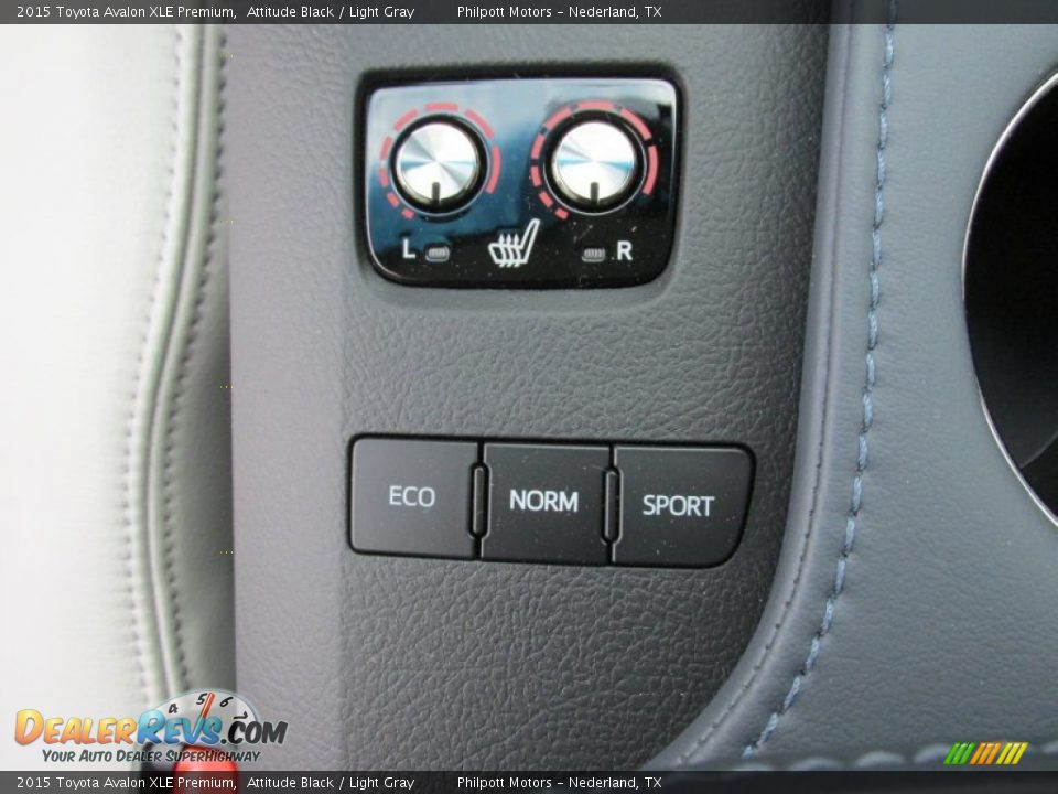 2015 Toyota Avalon XLE Premium Attitude Black / Light Gray Photo #29
