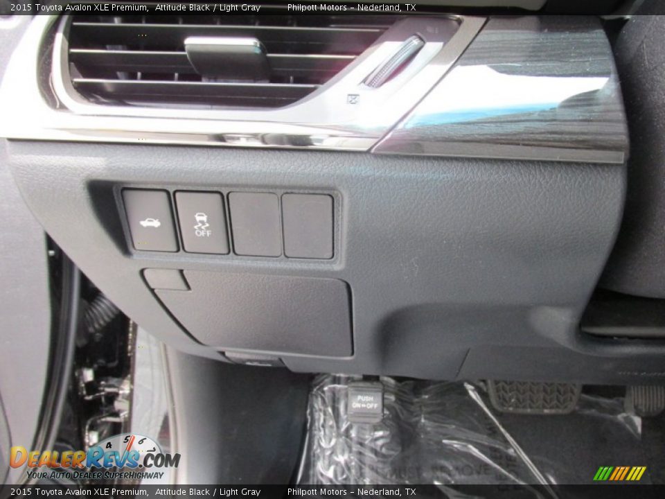 2015 Toyota Avalon XLE Premium Attitude Black / Light Gray Photo #33