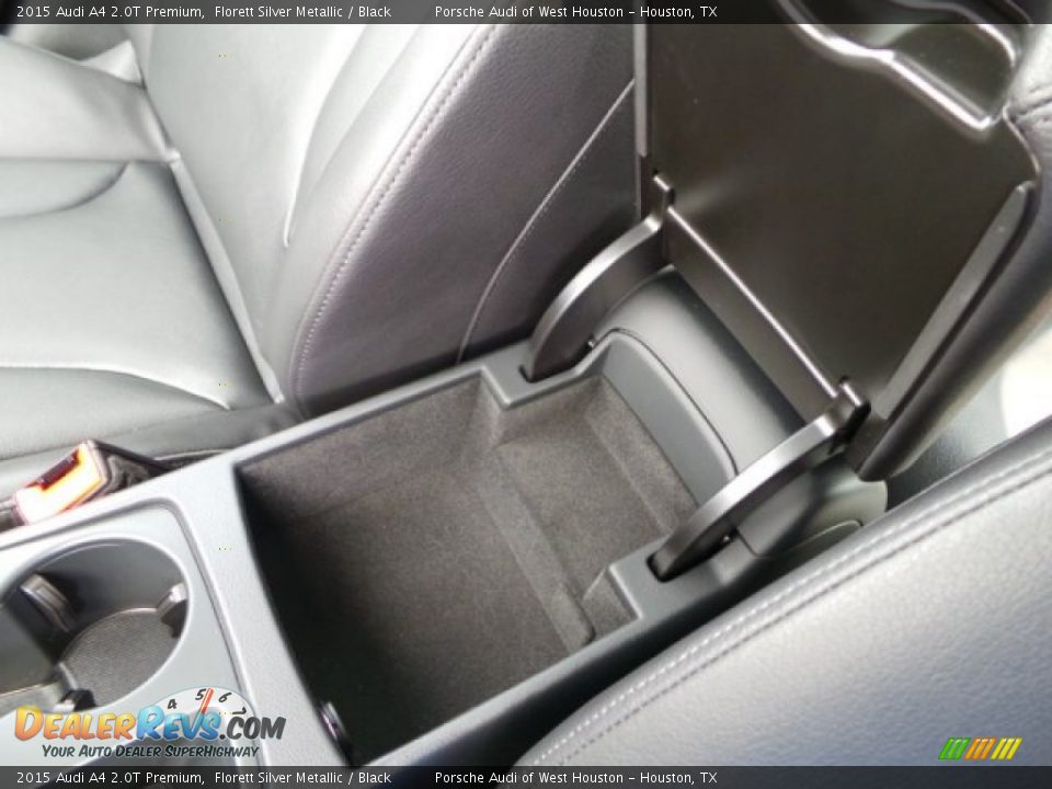 2015 Audi A4 2.0T Premium Florett Silver Metallic / Black Photo #24