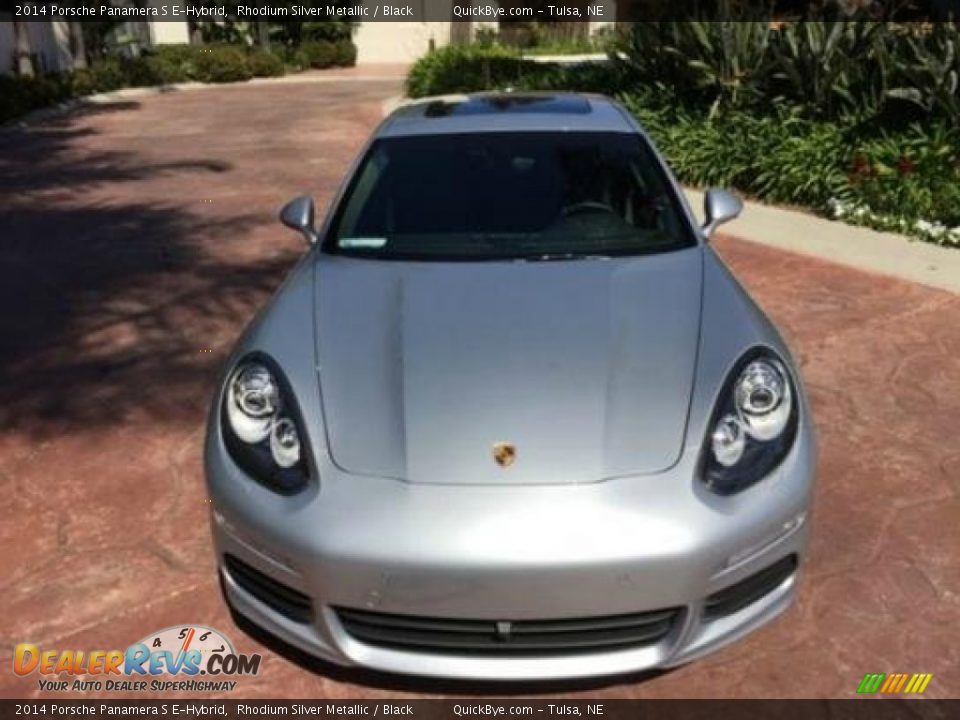 2014 Porsche Panamera S E-Hybrid Rhodium Silver Metallic / Black Photo #2