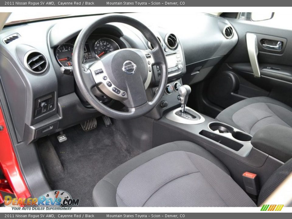 2011 Nissan Rogue SV AWD Cayenne Red / Black Photo #10