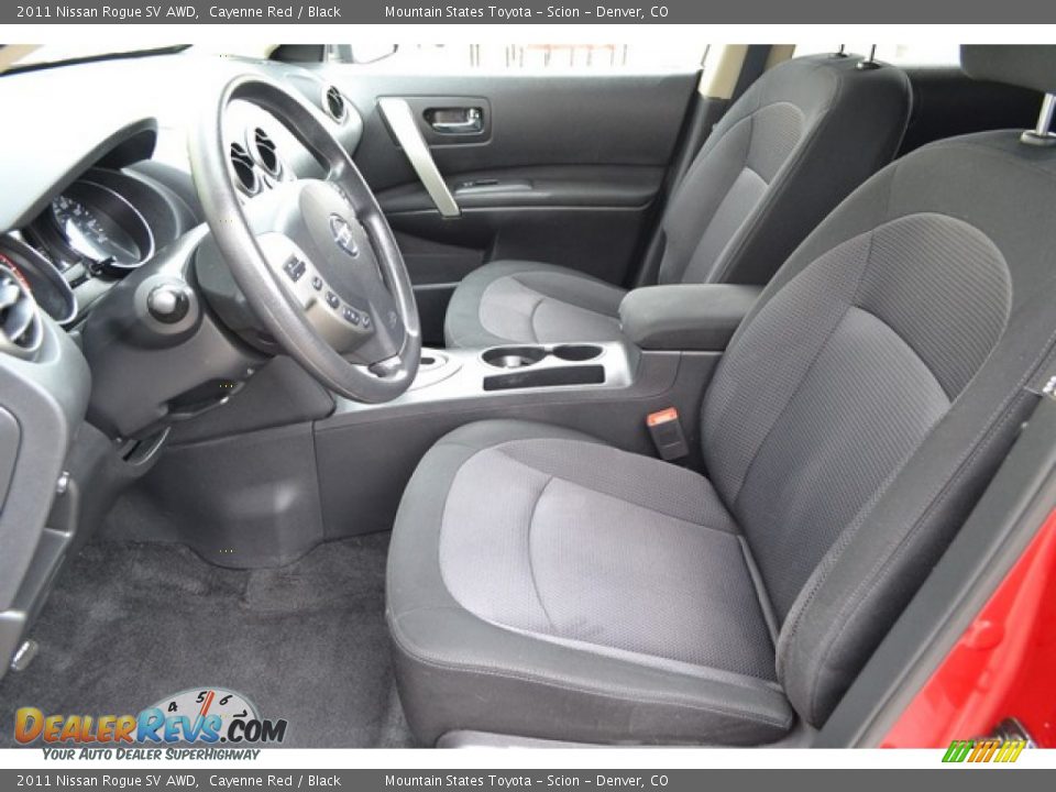 2011 Nissan Rogue SV AWD Cayenne Red / Black Photo #11