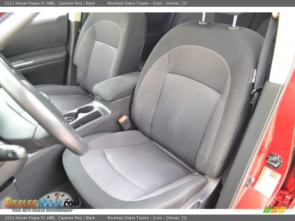 2011 Nissan Rogue SV AWD Cayenne Red / Black Photo #12