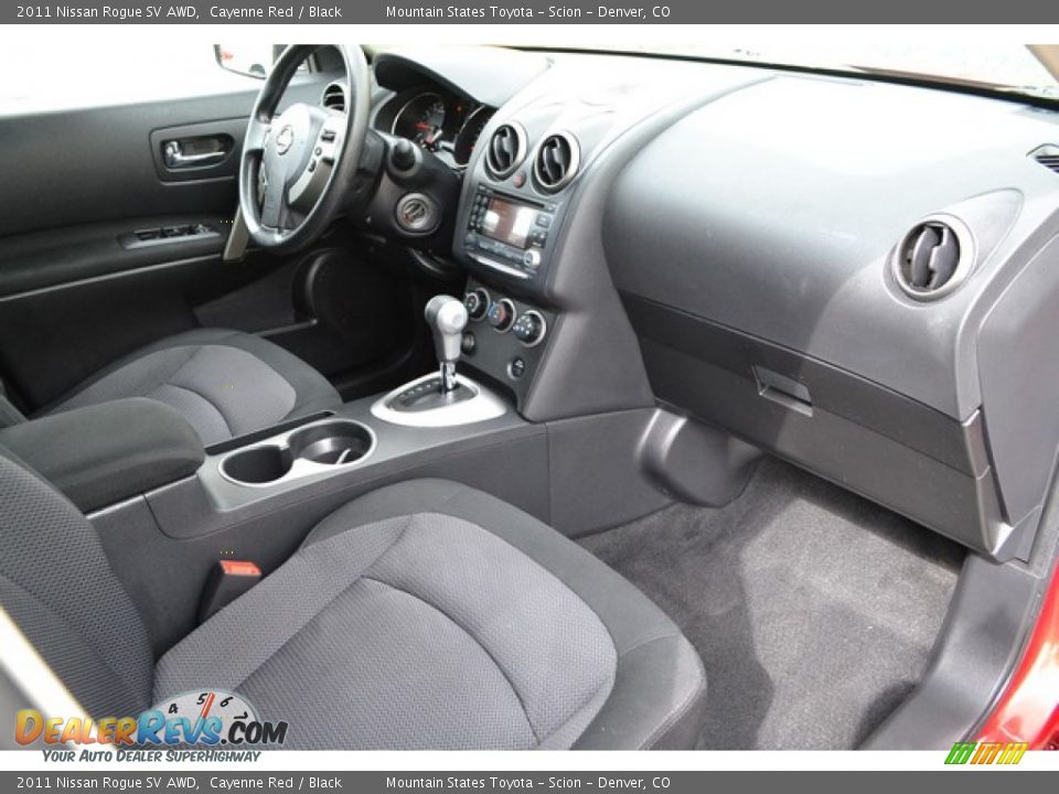 2011 Nissan Rogue SV AWD Cayenne Red / Black Photo #16
