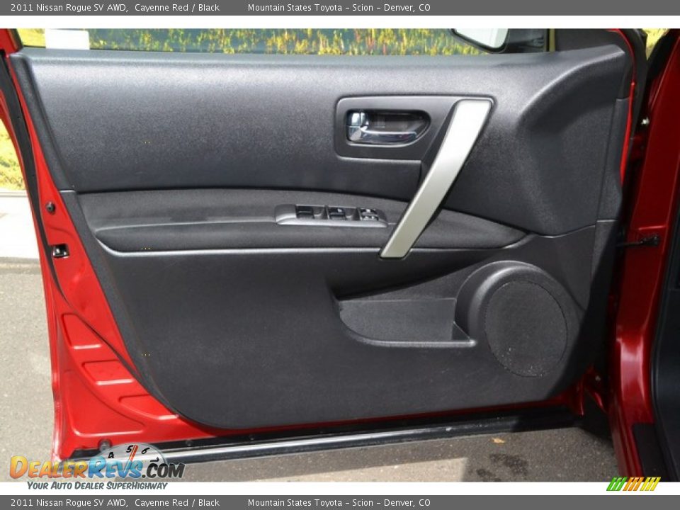 2011 Nissan Rogue SV AWD Cayenne Red / Black Photo #24
