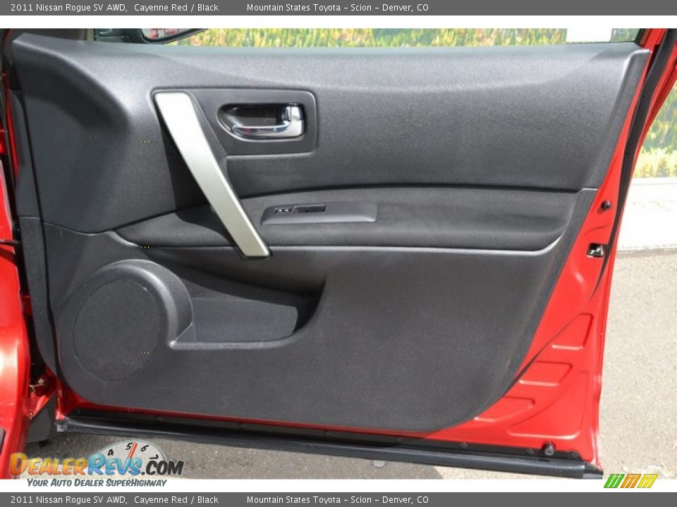 2011 Nissan Rogue SV AWD Cayenne Red / Black Photo #25
