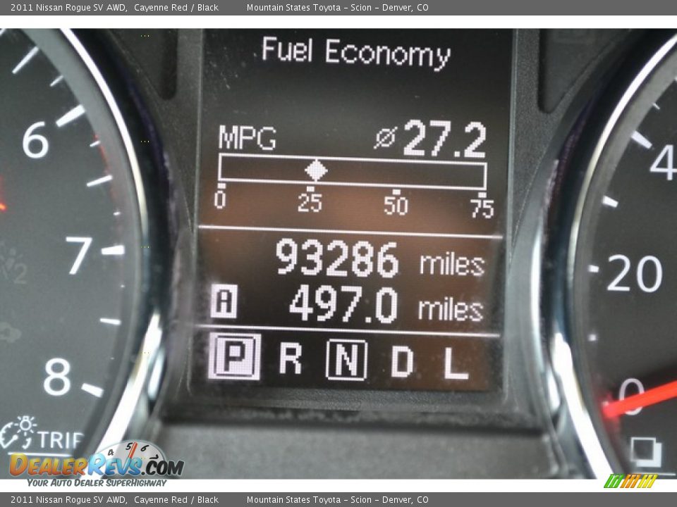 2011 Nissan Rogue SV AWD Cayenne Red / Black Photo #29