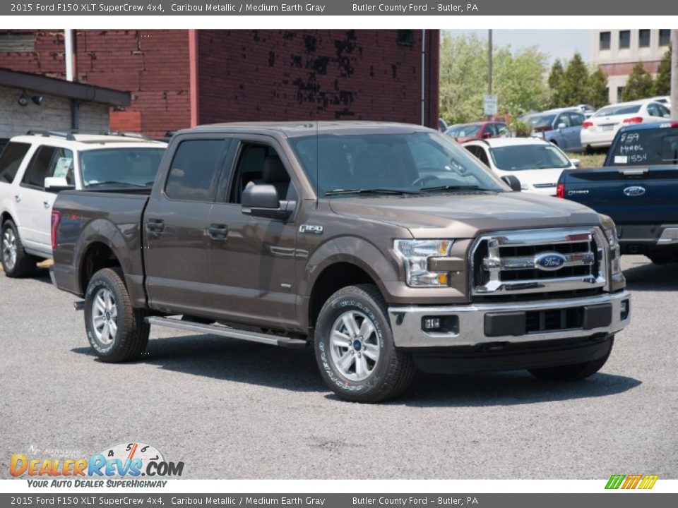 2015 Ford F150 XLT SuperCrew 4x4 Caribou Metallic / Medium Earth Gray Photo #1