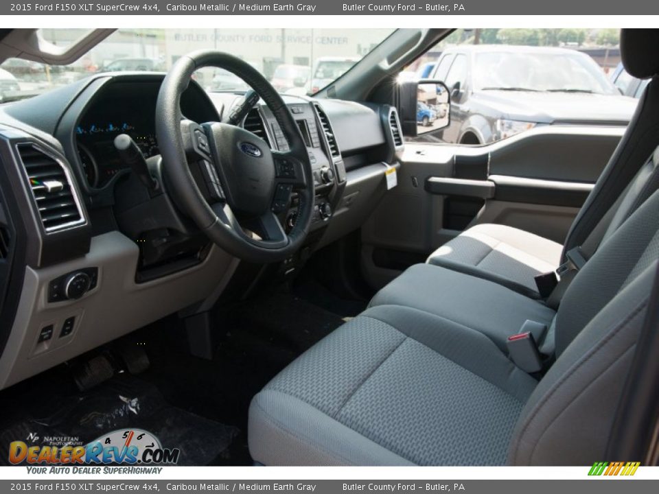 2015 Ford F150 XLT SuperCrew 4x4 Caribou Metallic / Medium Earth Gray Photo #7