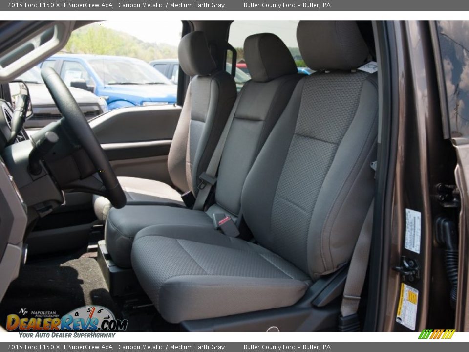 2015 Ford F150 XLT SuperCrew 4x4 Caribou Metallic / Medium Earth Gray Photo #8