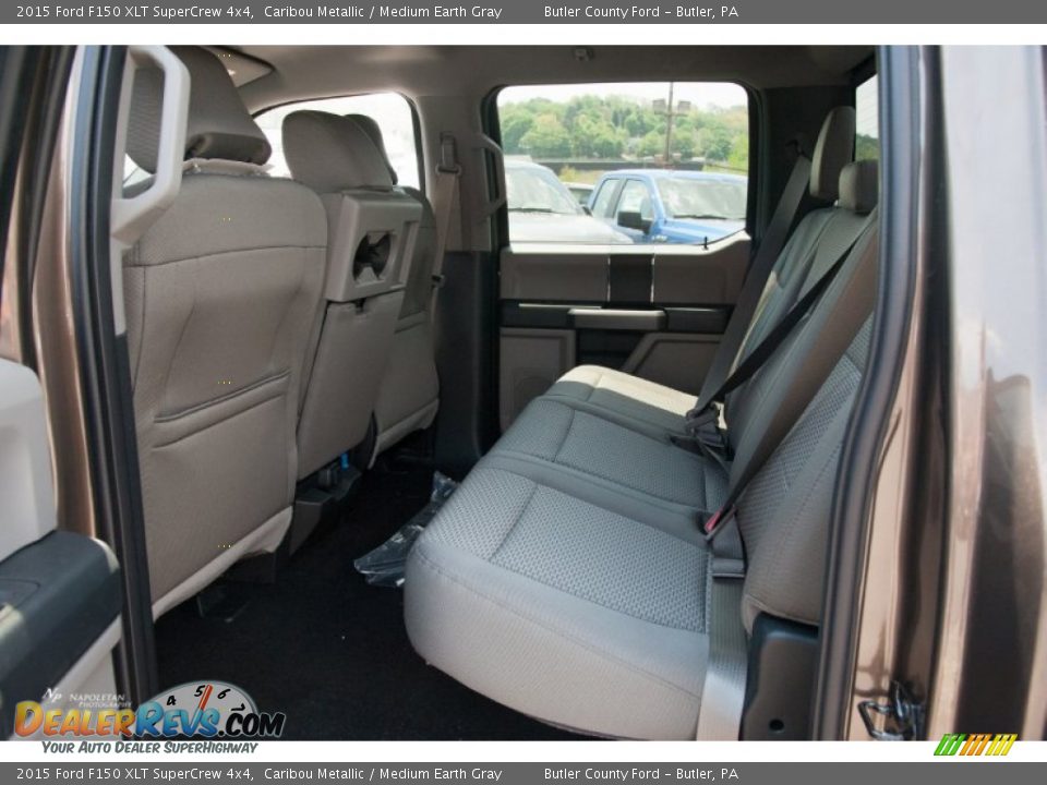 2015 Ford F150 XLT SuperCrew 4x4 Caribou Metallic / Medium Earth Gray Photo #9