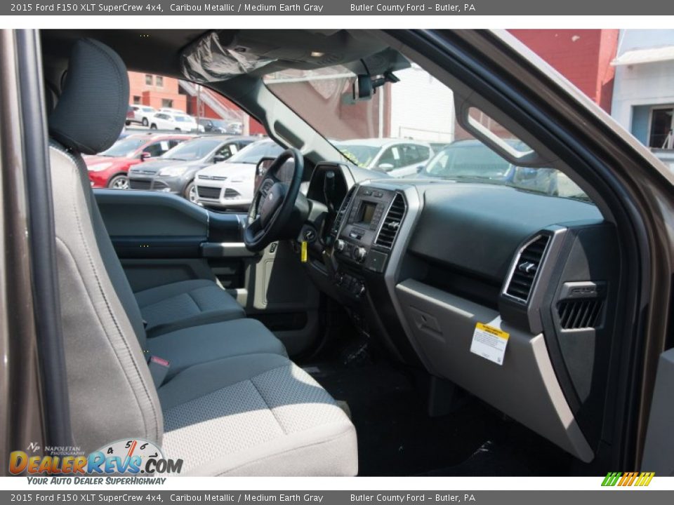 2015 Ford F150 XLT SuperCrew 4x4 Caribou Metallic / Medium Earth Gray Photo #10
