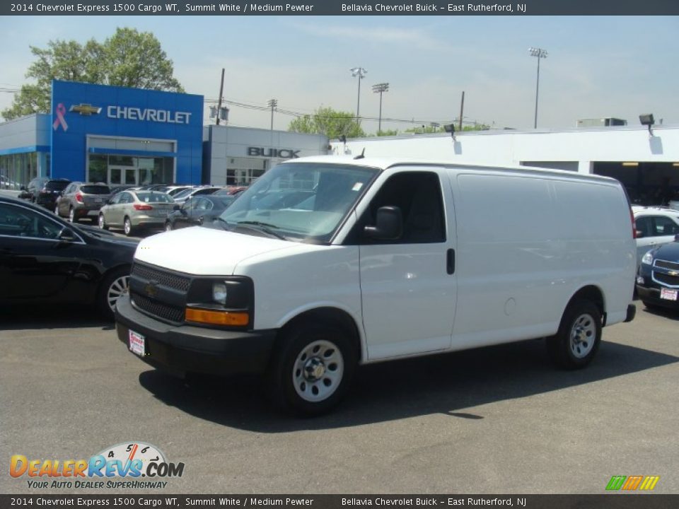 2014 Chevrolet Express 1500 Cargo WT Summit White / Medium Pewter Photo #1