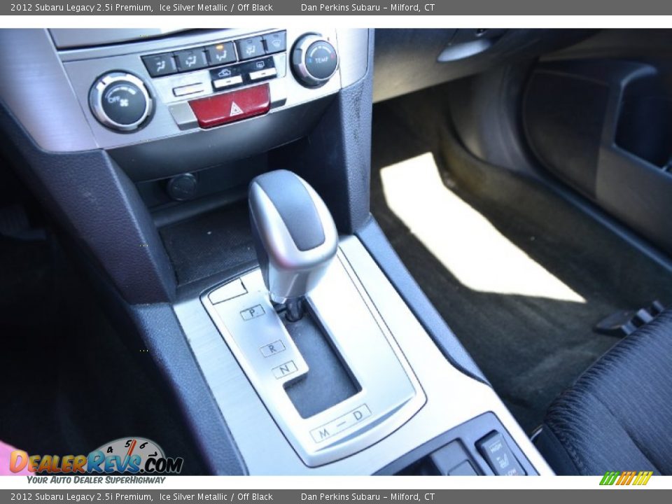 2012 Subaru Legacy 2.5i Premium Ice Silver Metallic / Off Black Photo #12