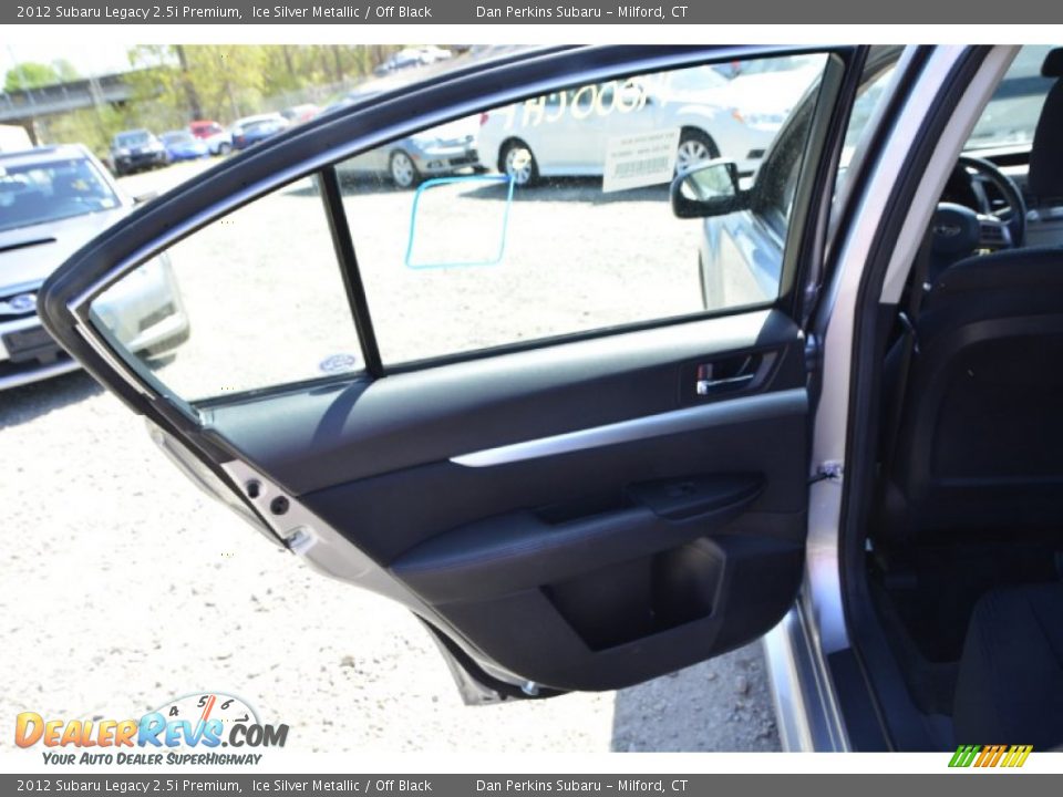2012 Subaru Legacy 2.5i Premium Ice Silver Metallic / Off Black Photo #16
