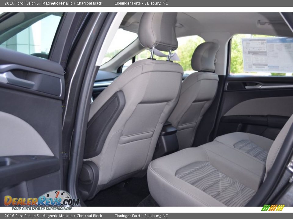 Rear Seat of 2016 Ford Fusion S Photo #10