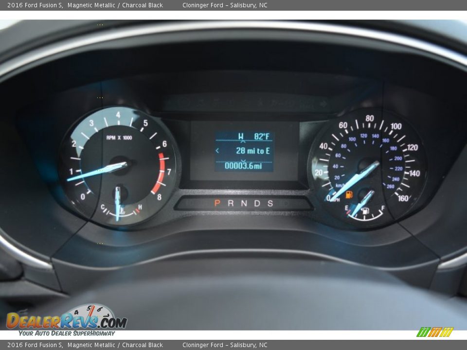 2016 Ford Fusion S Gauges Photo #17