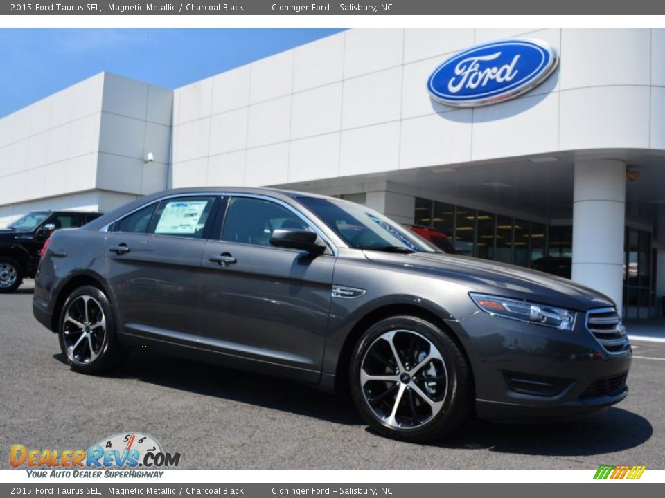 2015 Ford Taurus SEL Magnetic Metallic / Charcoal Black Photo #1