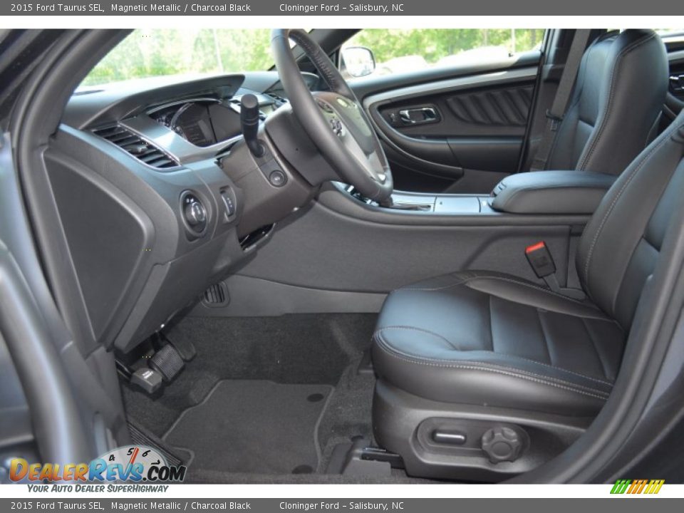 2015 Ford Taurus SEL Magnetic Metallic / Charcoal Black Photo #7