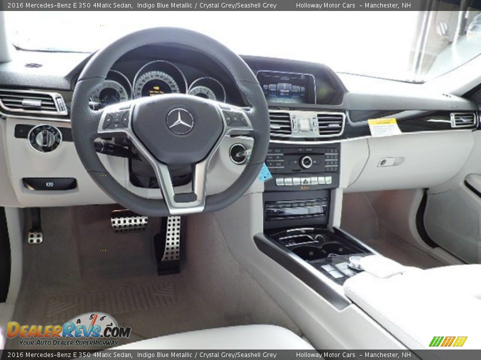 Crystal Grey/Seashell Grey Interior - 2016 Mercedes-Benz E 350 4Matic Sedan Photo #7