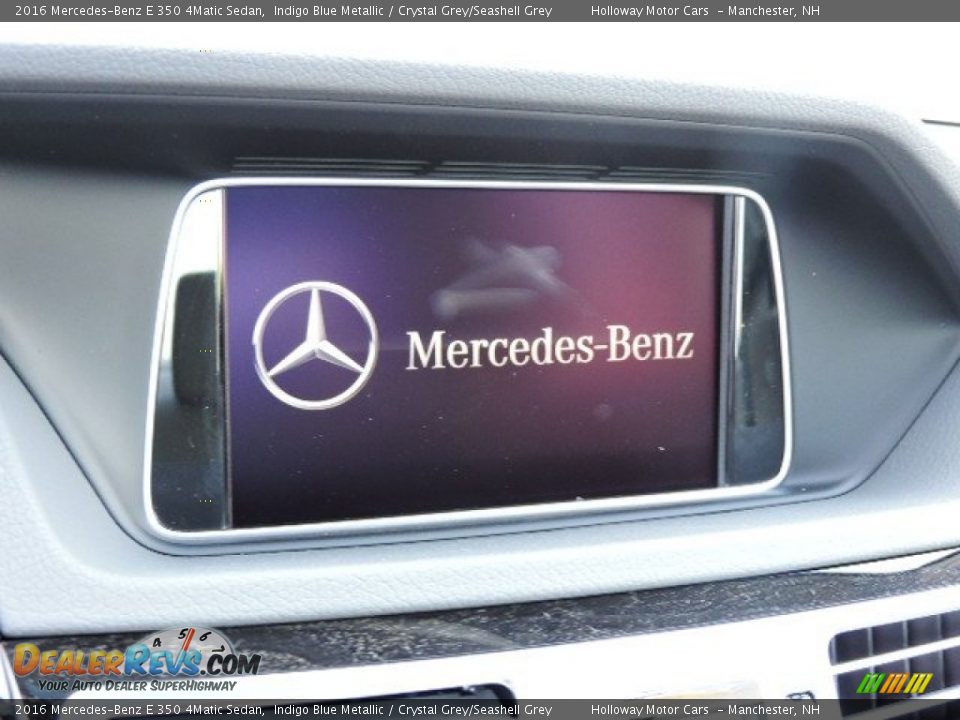 2016 Mercedes-Benz E 350 4Matic Sedan Indigo Blue Metallic / Crystal Grey/Seashell Grey Photo #11