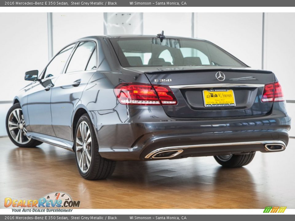 2016 Mercedes-Benz E 350 Sedan Steel Grey Metallic / Black Photo #3