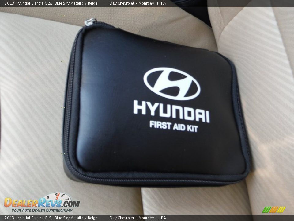 2013 Hyundai Elantra GLS Blue Sky Metallic / Beige Photo #36