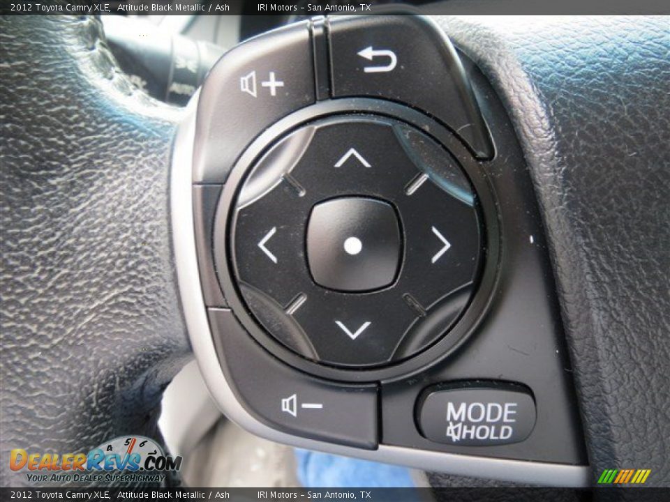 2012 Toyota Camry XLE Attitude Black Metallic / Ash Photo #21