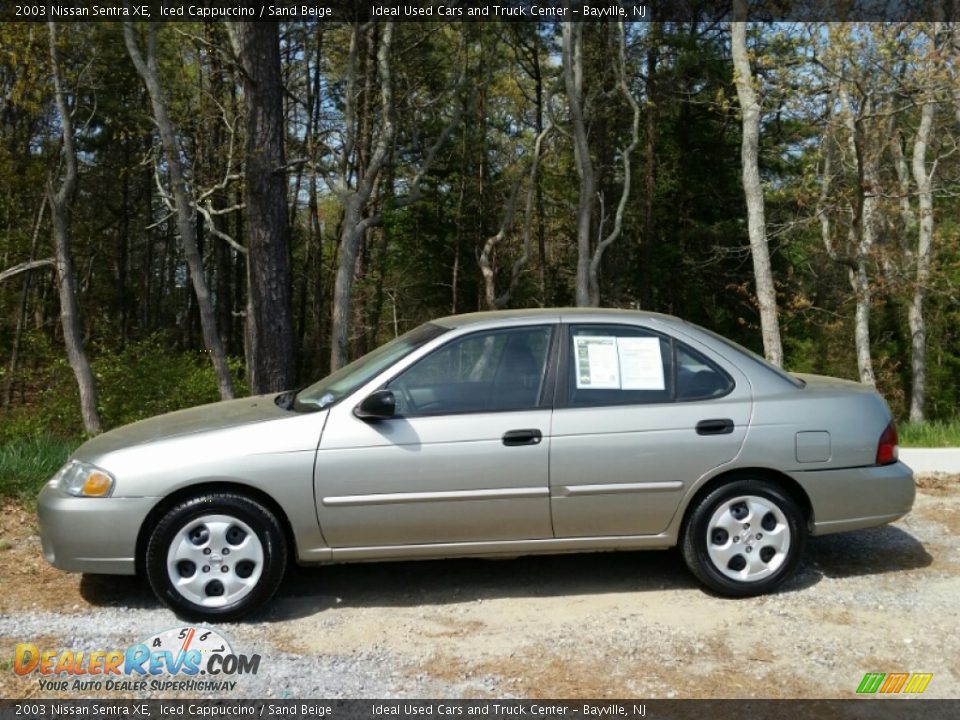 2003 Nissan Sentra XE Iced Cappuccino / Sand Beige Photo #5