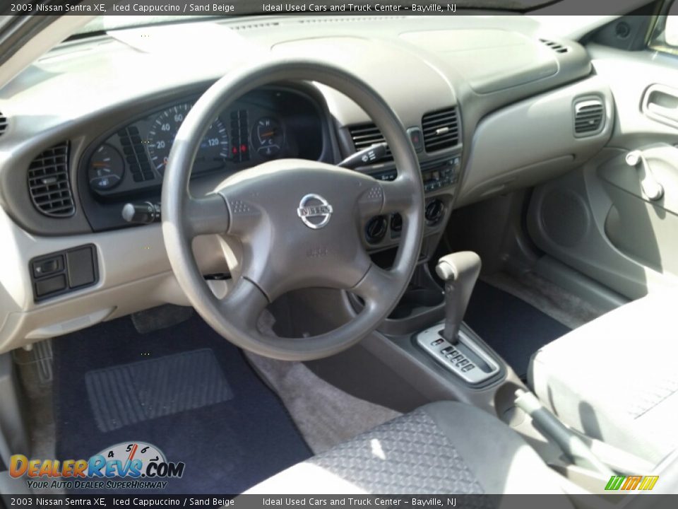 2003 Nissan Sentra XE Iced Cappuccino / Sand Beige Photo #12