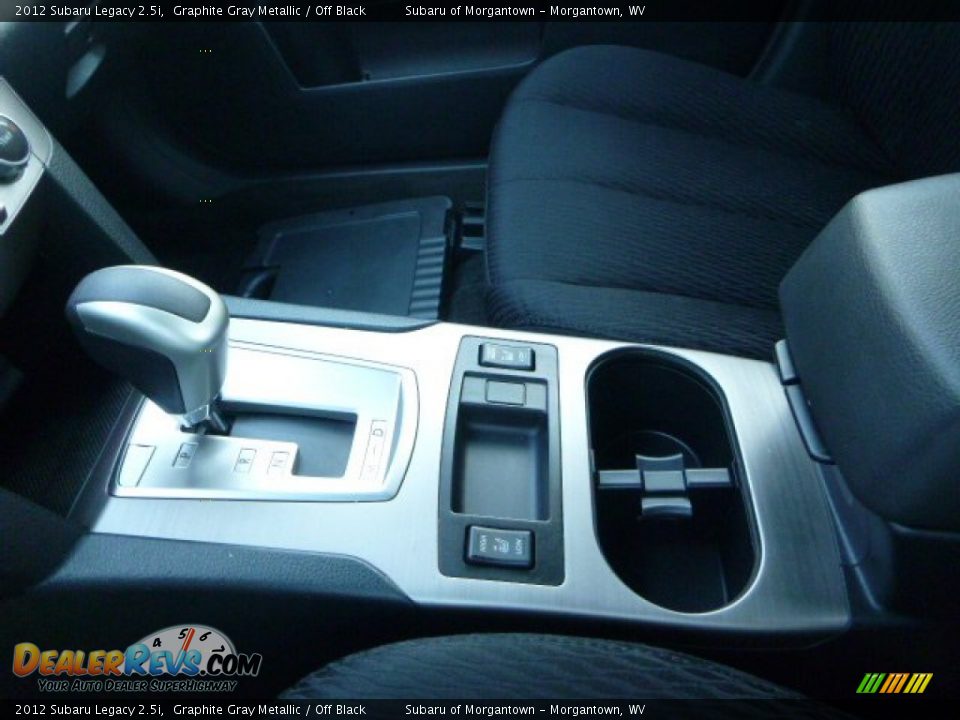2012 Subaru Legacy 2.5i Graphite Gray Metallic / Off Black Photo #15