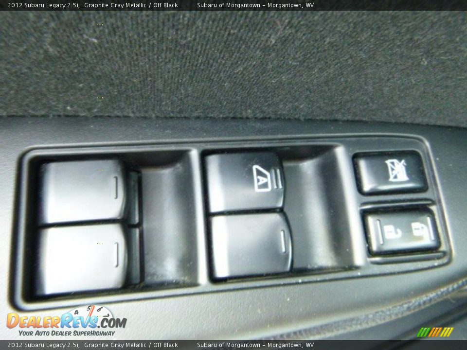 2012 Subaru Legacy 2.5i Graphite Gray Metallic / Off Black Photo #21