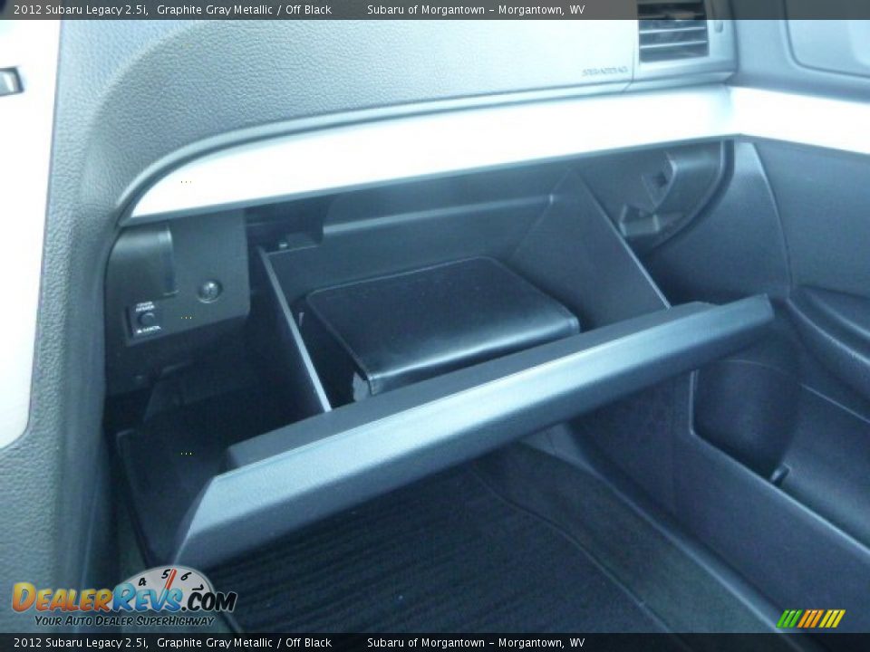 2012 Subaru Legacy 2.5i Graphite Gray Metallic / Off Black Photo #23