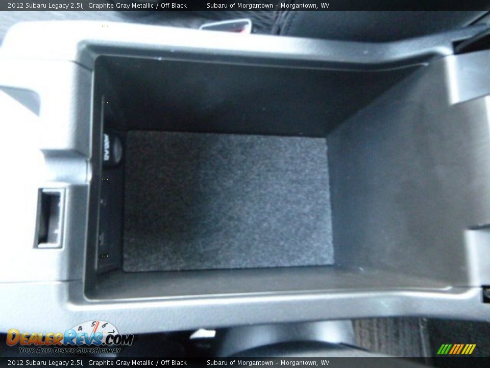 2012 Subaru Legacy 2.5i Graphite Gray Metallic / Off Black Photo #24