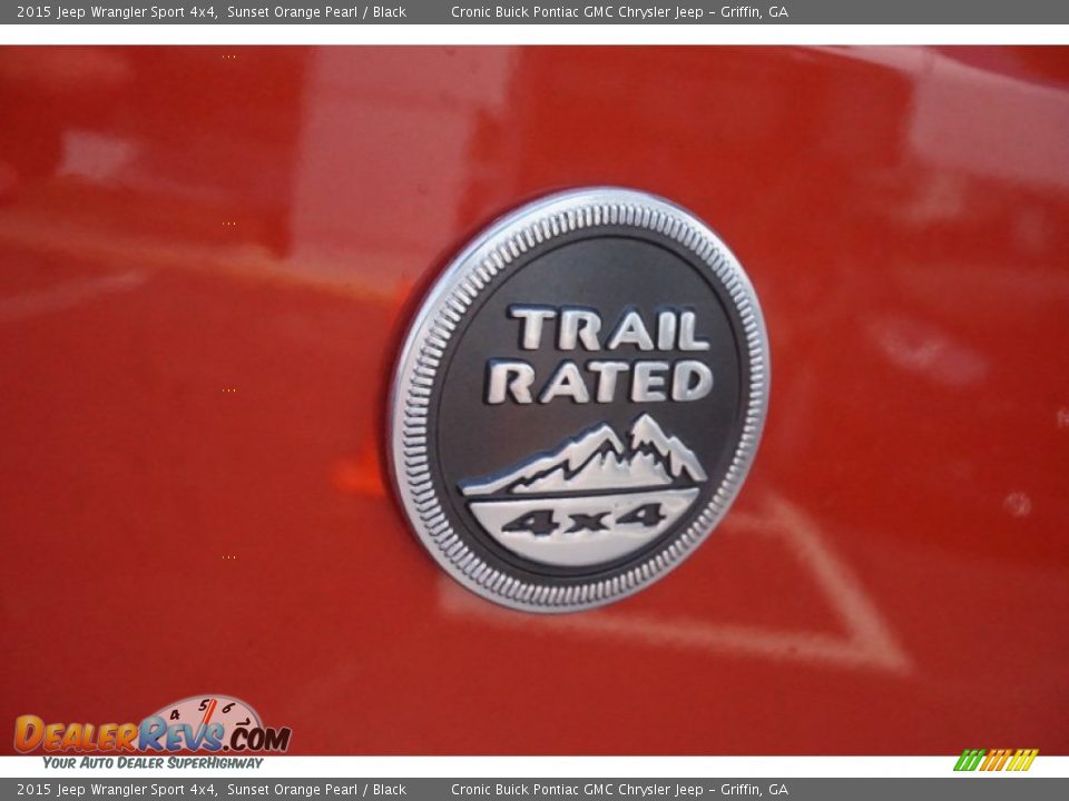 2015 Jeep Wrangler Sport 4x4 Sunset Orange Pearl / Black Photo #12