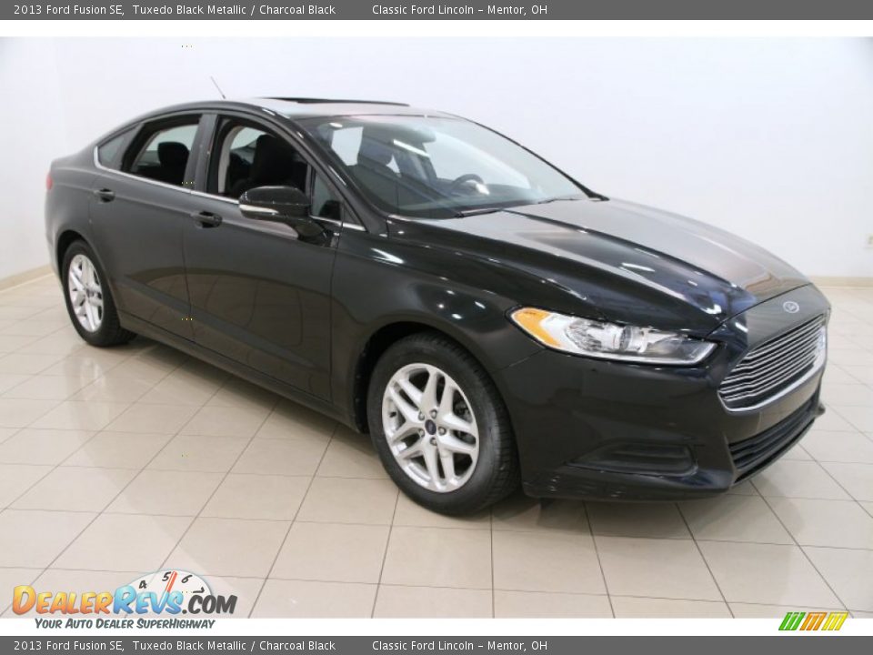 2013 Ford Fusion SE Tuxedo Black Metallic / Charcoal Black Photo #1