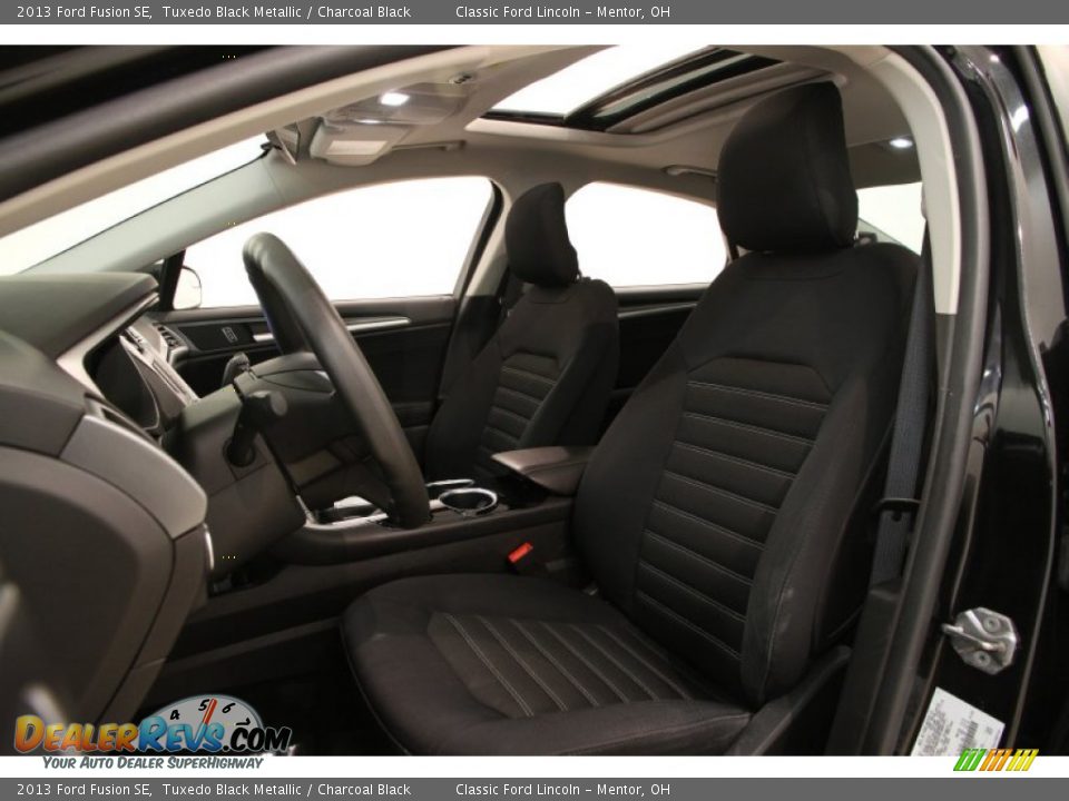 2013 Ford Fusion SE Tuxedo Black Metallic / Charcoal Black Photo #5
