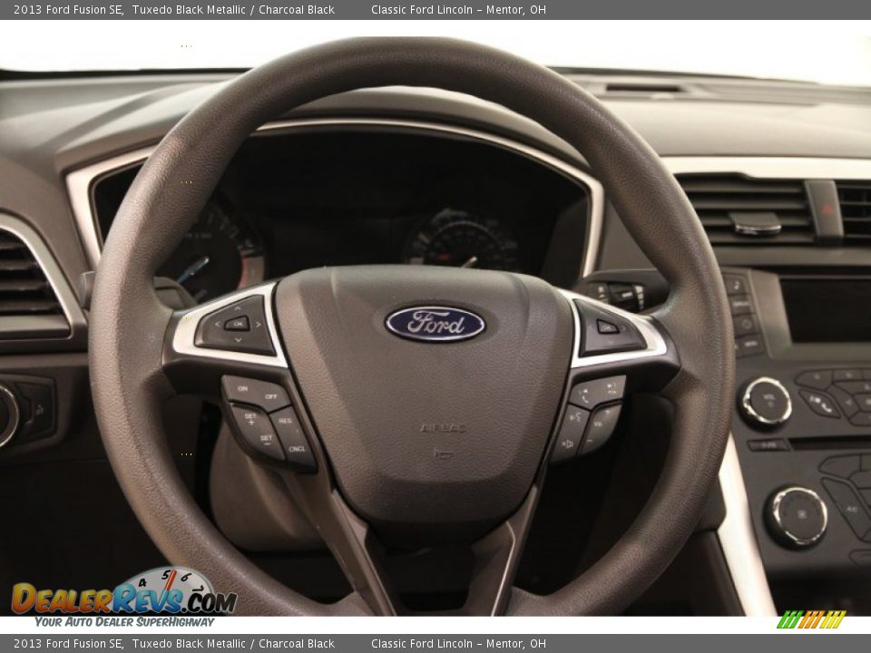 2013 Ford Fusion SE Tuxedo Black Metallic / Charcoal Black Photo #6