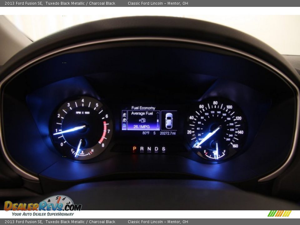 2013 Ford Fusion SE Tuxedo Black Metallic / Charcoal Black Photo #7