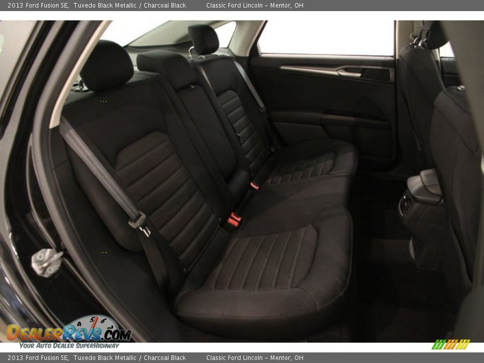 2013 Ford Fusion SE Tuxedo Black Metallic / Charcoal Black Photo #12