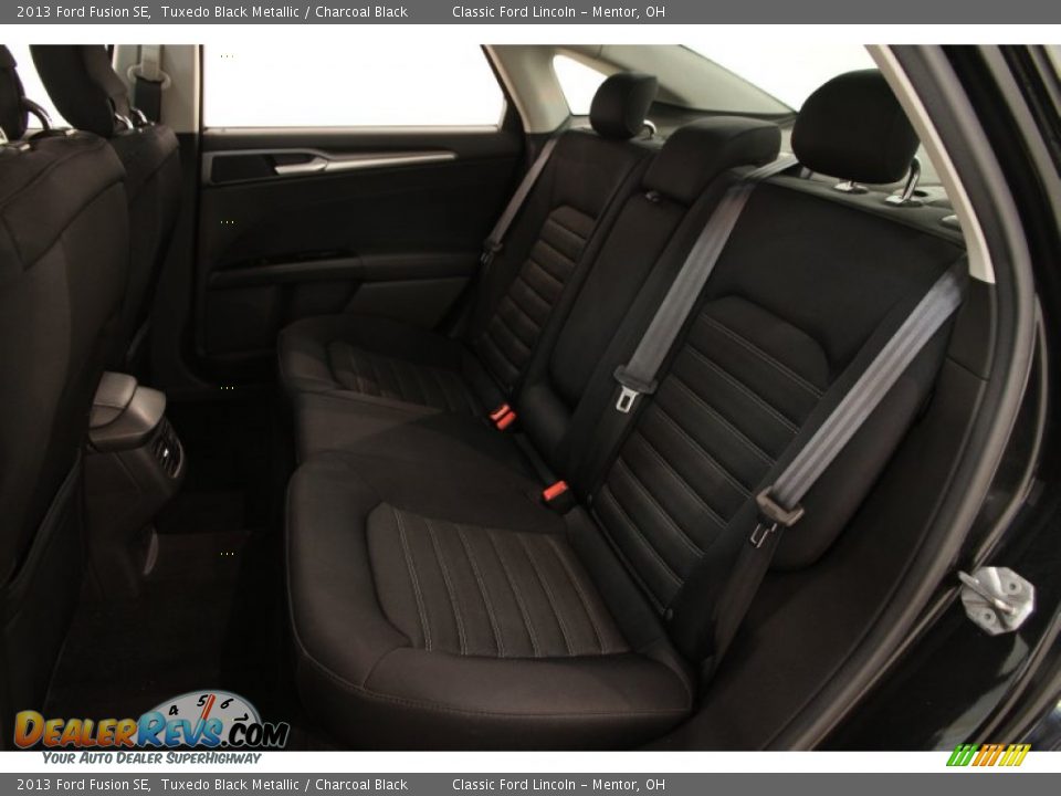 2013 Ford Fusion SE Tuxedo Black Metallic / Charcoal Black Photo #13