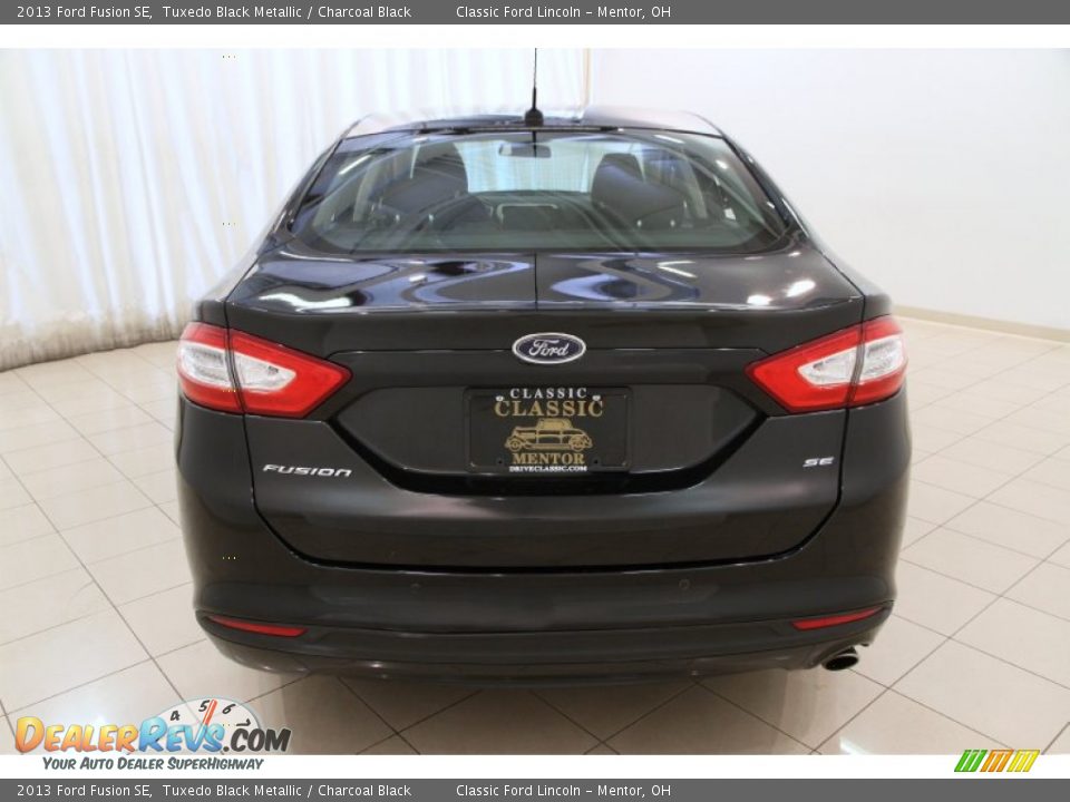 2013 Ford Fusion SE Tuxedo Black Metallic / Charcoal Black Photo #14