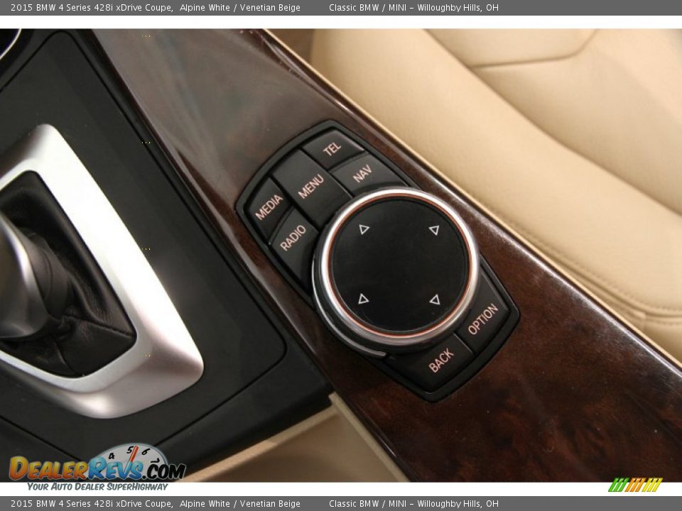 2015 BMW 4 Series 428i xDrive Coupe Alpine White / Venetian Beige Photo #20