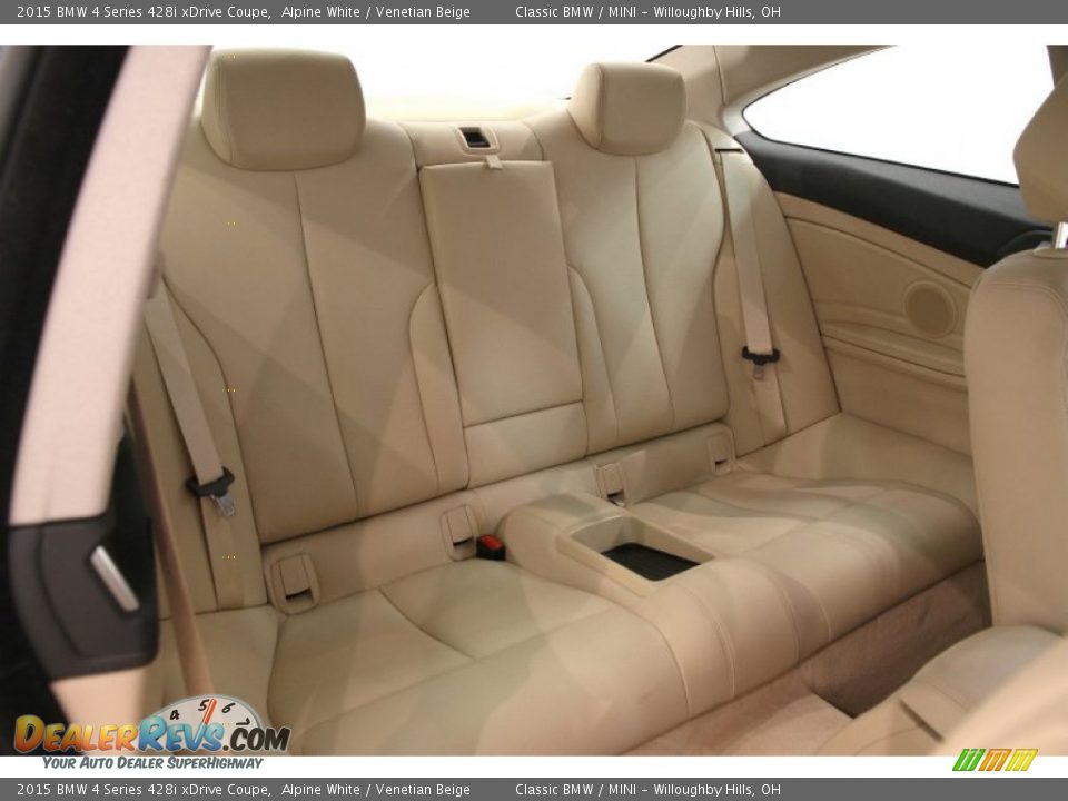 Rear Seat of 2015 BMW 4 Series 428i xDrive Coupe Photo #22