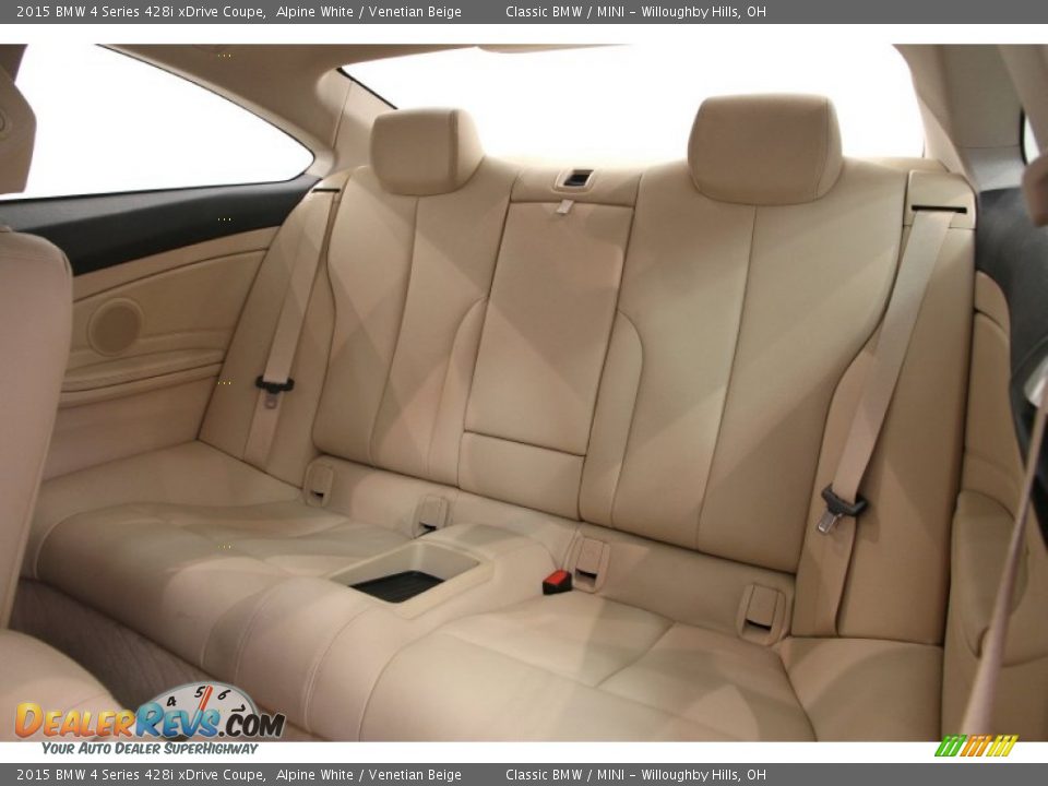 Rear Seat of 2015 BMW 4 Series 428i xDrive Coupe Photo #23