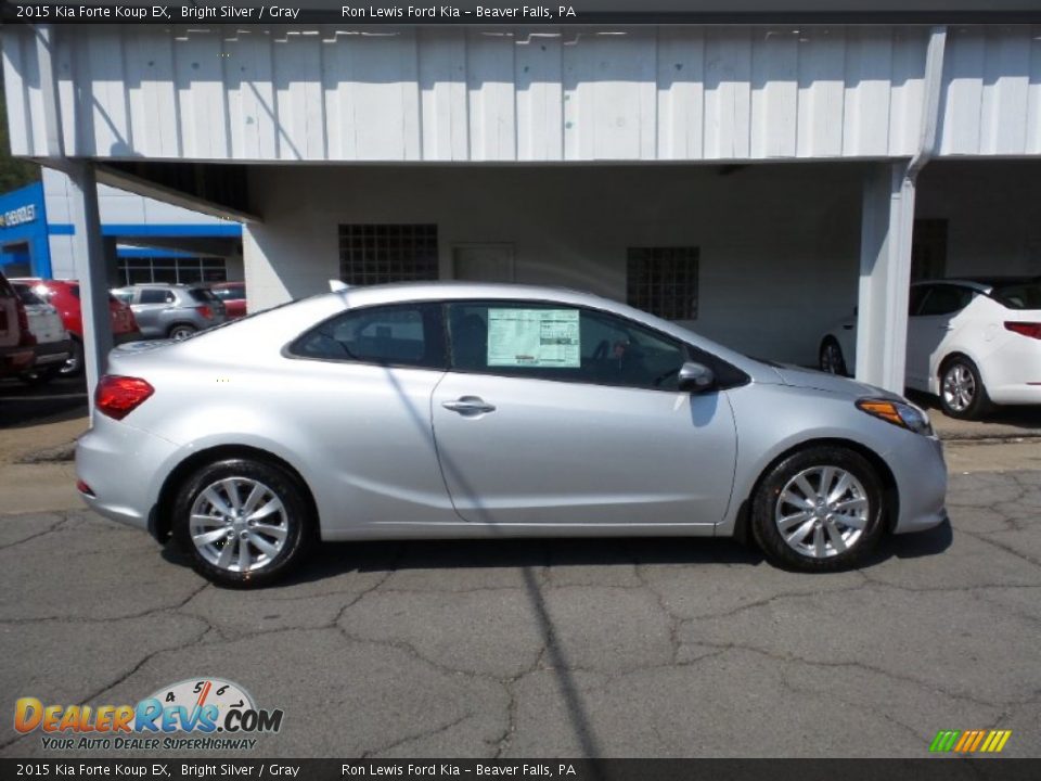 2015 Kia Forte Koup EX Bright Silver / Gray Photo #1
