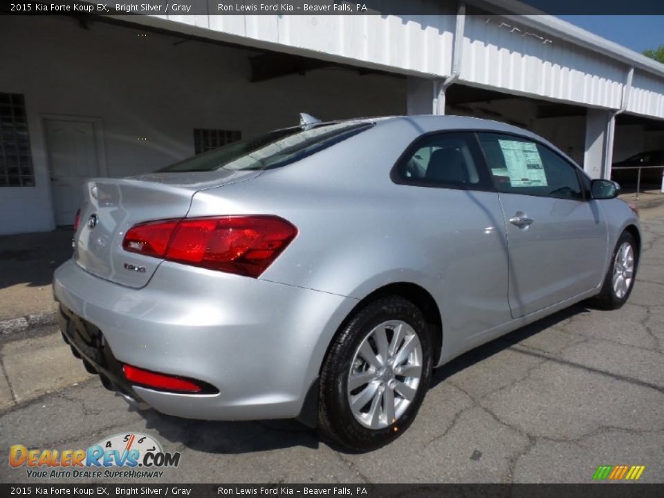 Bright Silver 2015 Kia Forte Koup EX Photo #3