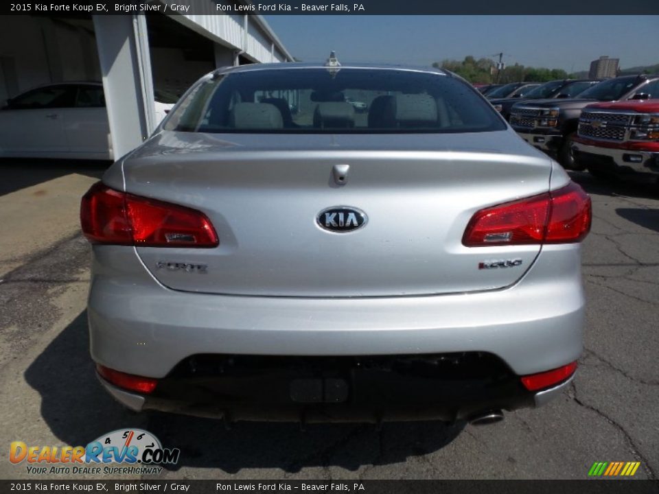 2015 Kia Forte Koup EX Bright Silver / Gray Photo #4