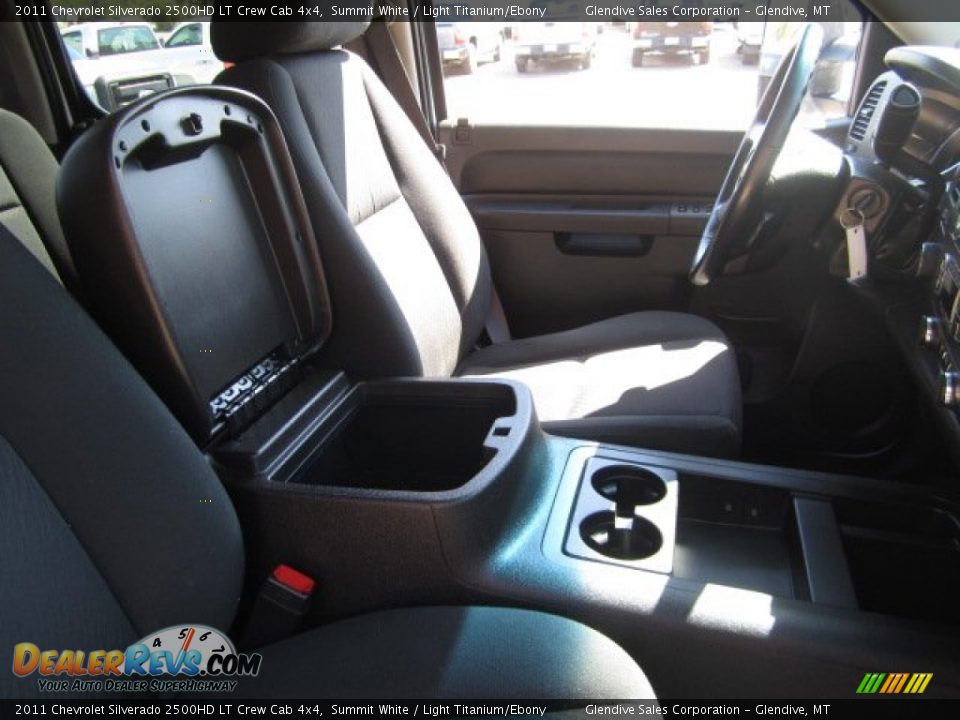 2011 Chevrolet Silverado 2500HD LT Crew Cab 4x4 Summit White / Light Titanium/Ebony Photo #8