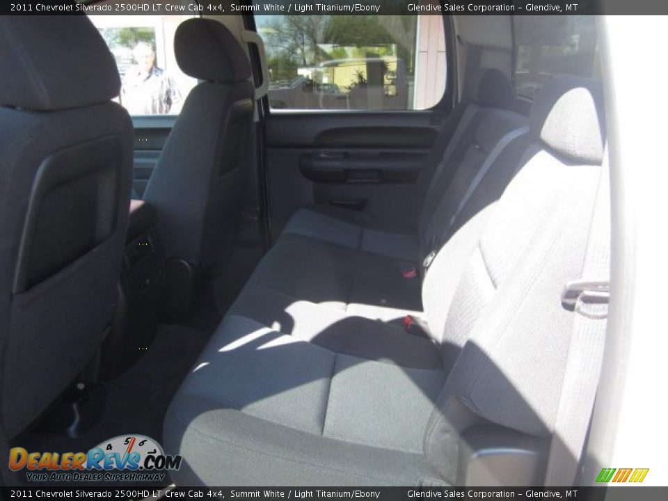 2011 Chevrolet Silverado 2500HD LT Crew Cab 4x4 Summit White / Light Titanium/Ebony Photo #10